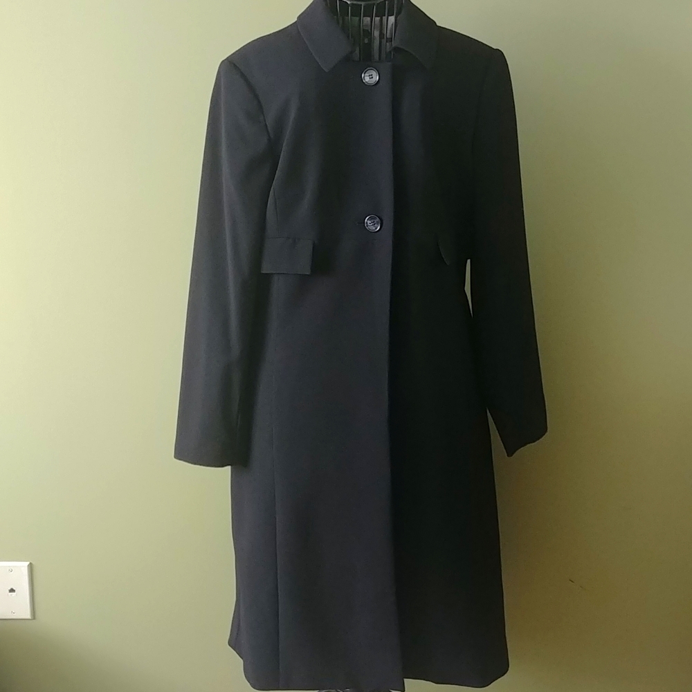 NWOT, DALIA light black coat, size 10